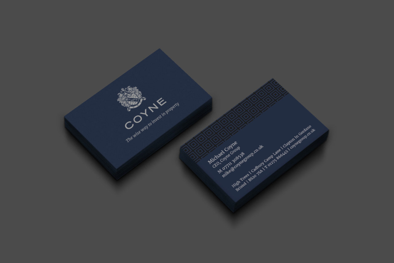 Coyne Business Card | Property marketing and branding