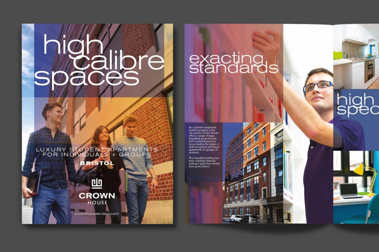 Brochure Cover and spread | Crown House