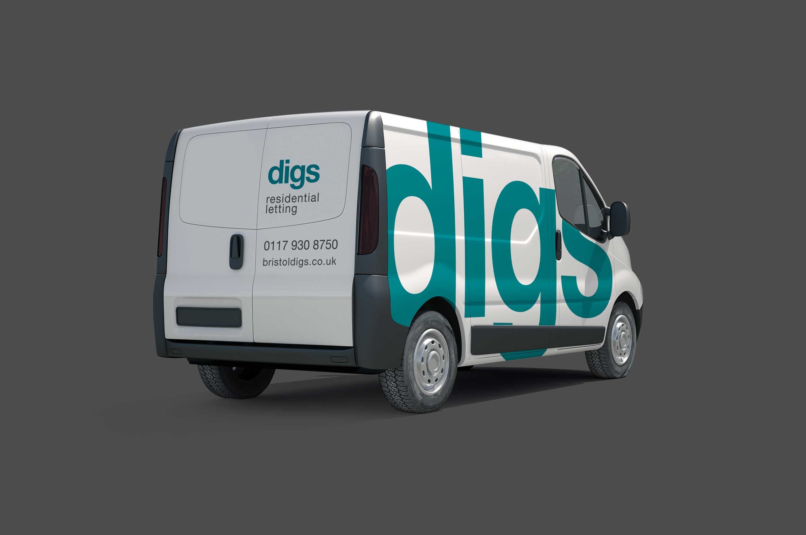 Digs vehicle graphic